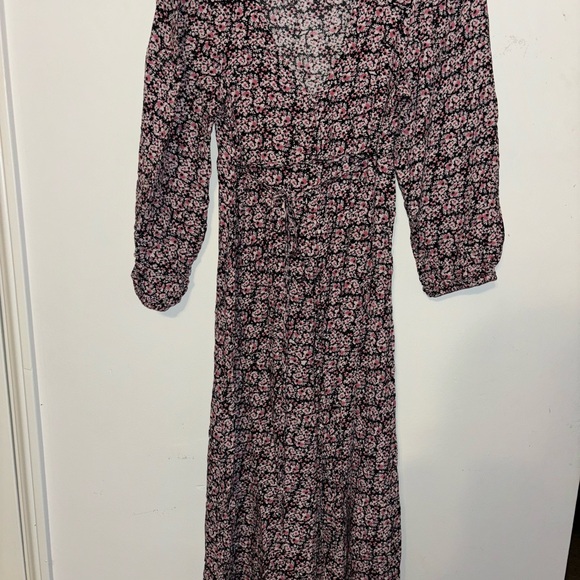 H&M Dresses & Skirts - Floral Pink and Black Women's maternity dress